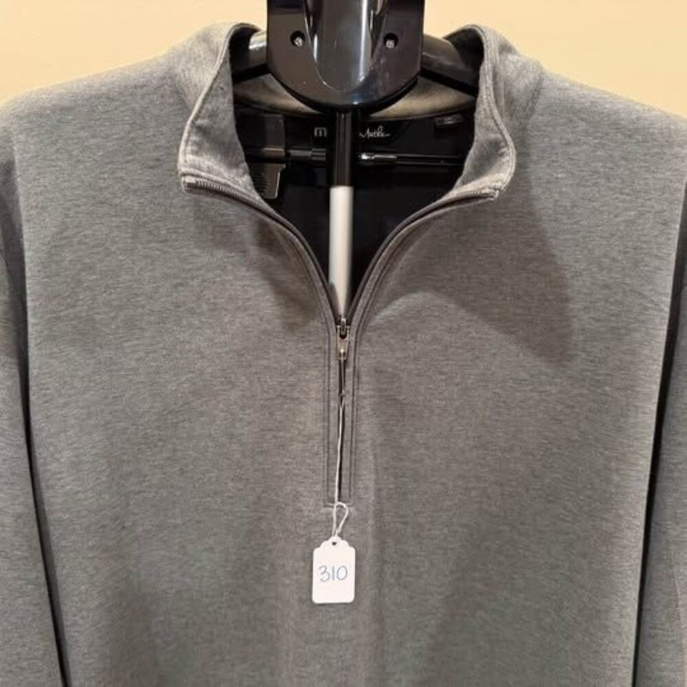 Travis Mathew Gray 1/4 Zip Pullover XXL